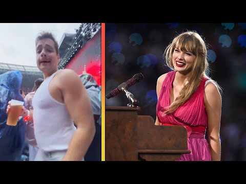 Taylor Swift REACTS to TIPSY Fan at Eras Tour