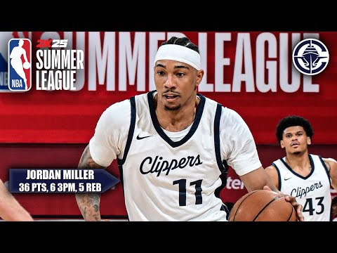 Jordan Miller GOES OFF with 36 PTS in Clippers’ opener vs. Nuggets | NBA Summer League