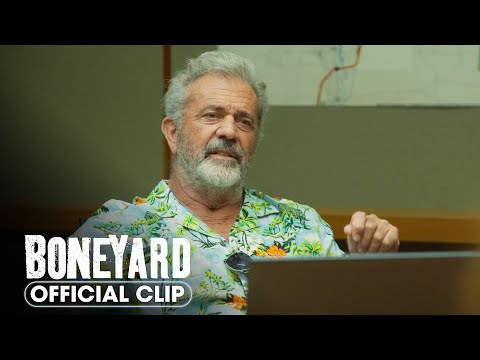 Boneyard (2024) Official Clip ‘Serial Killers For A Minute’ –  Mel Gibson, Curtis "50 Cent" Jackson