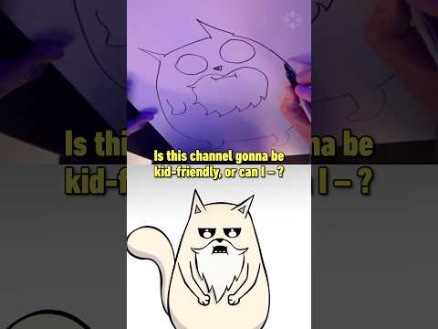 How to draw God Cat from Exploding Kittens