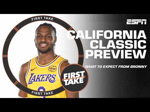 Bronny James is trying to earn his spot! – Monica McNutt ahead of California Classic 🙌 | First Take