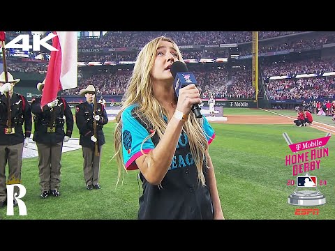 Ingrid Andress | Star-Spangled Banner | Live @ T-Mobile Home Run Derby 2024 (FULL VIDEO)