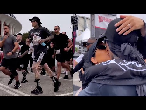 Kourtney Kardashian Supports Husband Travis Barker at “Run Travis Run” 5K