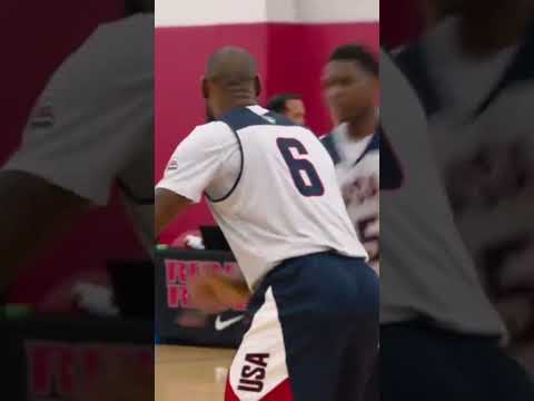 LeBron’s communication on defense 🔑 (via usabasketball/TT)