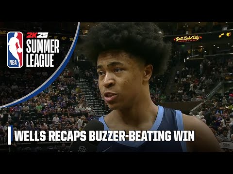 Jaylen Wells after scoring 27 PTS: My team kept believing in me! | NBA Summer League