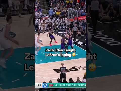 Zach Edey with the putback dunk on LeBron 😳