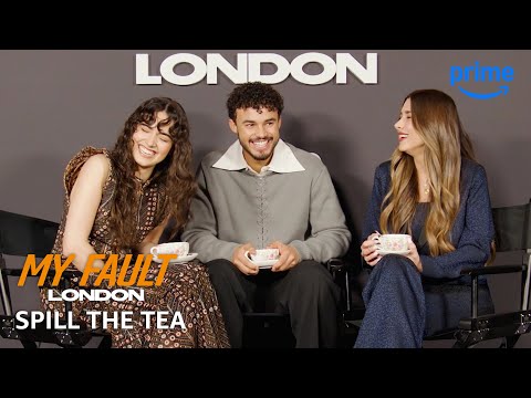Asha Banks, Matthew Broome, and Mercedes Ron Spill The Tea | My Fault: London | Prime Video