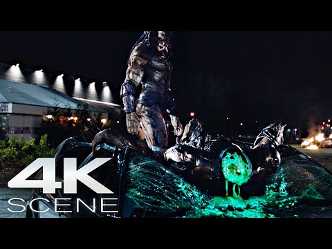 MEGA Predator vs Predator (4K Blu-ray) Fight Scene – The Predator Clip [2018]