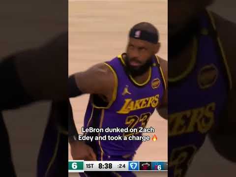 LeBron on BOTH ends 😤