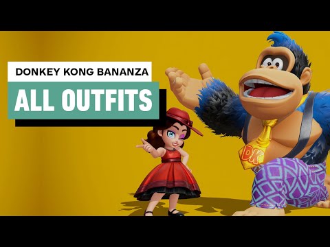 Donkey Kong Bananza – All Style Options and Outfits (4K)